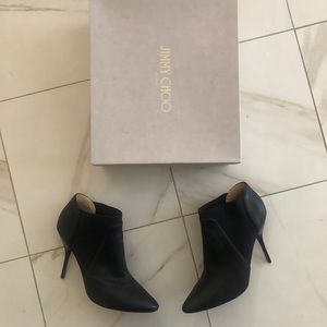 Jimmy Choo Black Deluxe Leather Bootie size 41